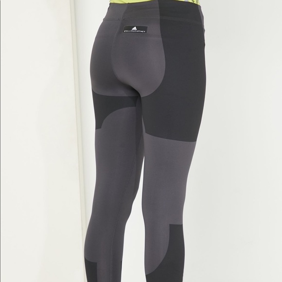 Adidas X Stella Mccartney Women`s Granite Lycra Fitsense Legging - Picture 8 of 15